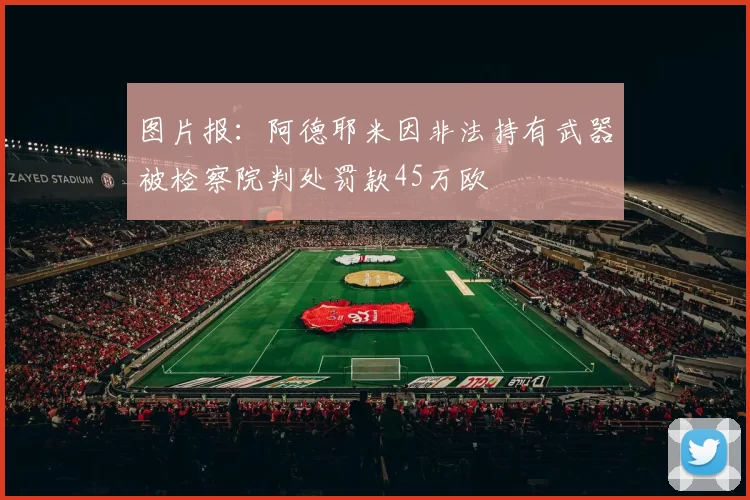 图片报：阿德耶米因非法持有武器被检察院判处罚款45万欧